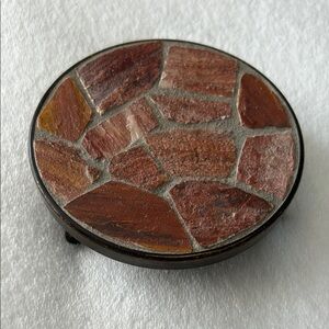 Stone Mosaic Candle Holder